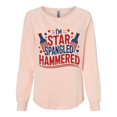 Im Star Spangled Hammered Funny 4th Of July Womens California Wash Sweatshirt