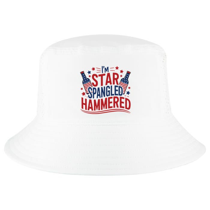 Im Star Spangled Hammered Funny 4th Of July Cool Comfort Performance Bucket Hat