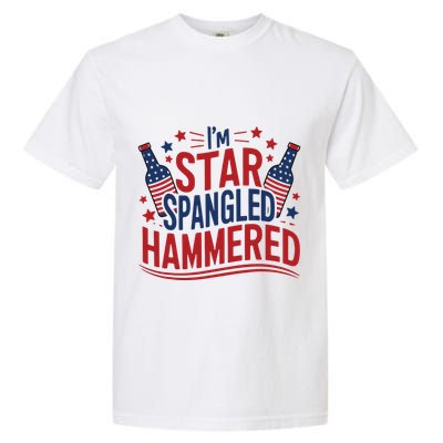 Im Star Spangled Hammered Funny 4th Of July Garment-Dyed Heavyweight T-Shirt