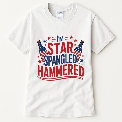 Im Star Spangled Hammered Funny 4th Of July Tall T-Shirt