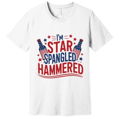 Im Star Spangled Hammered Funny 4th Of July Premium T-Shirt