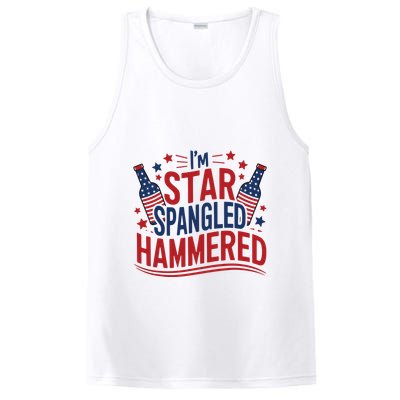 Im Star Spangled Hammered Funny 4th Of July PosiCharge Competitor Tank