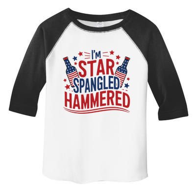 Im Star Spangled Hammered Funny 4th Of July Toddler Fine Jersey T-Shirt