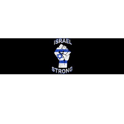 Israel Strong Support Stand With Israel Love Jewish Pride Bumper Sticker