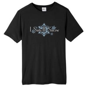 I Smell Snow Winter Christmas Holiday Snowflake Cute Gift Tall Fusion ChromaSoft Performance T-Shirt