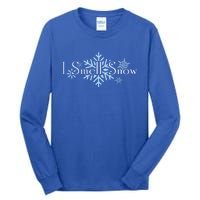 I Smell Snow Winter Christmas Holiday Snowflake Cute Gift Tall Long Sleeve T-Shirt