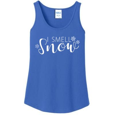 I Smell Snow Winter Clothes Gift Ladies Essential Tank