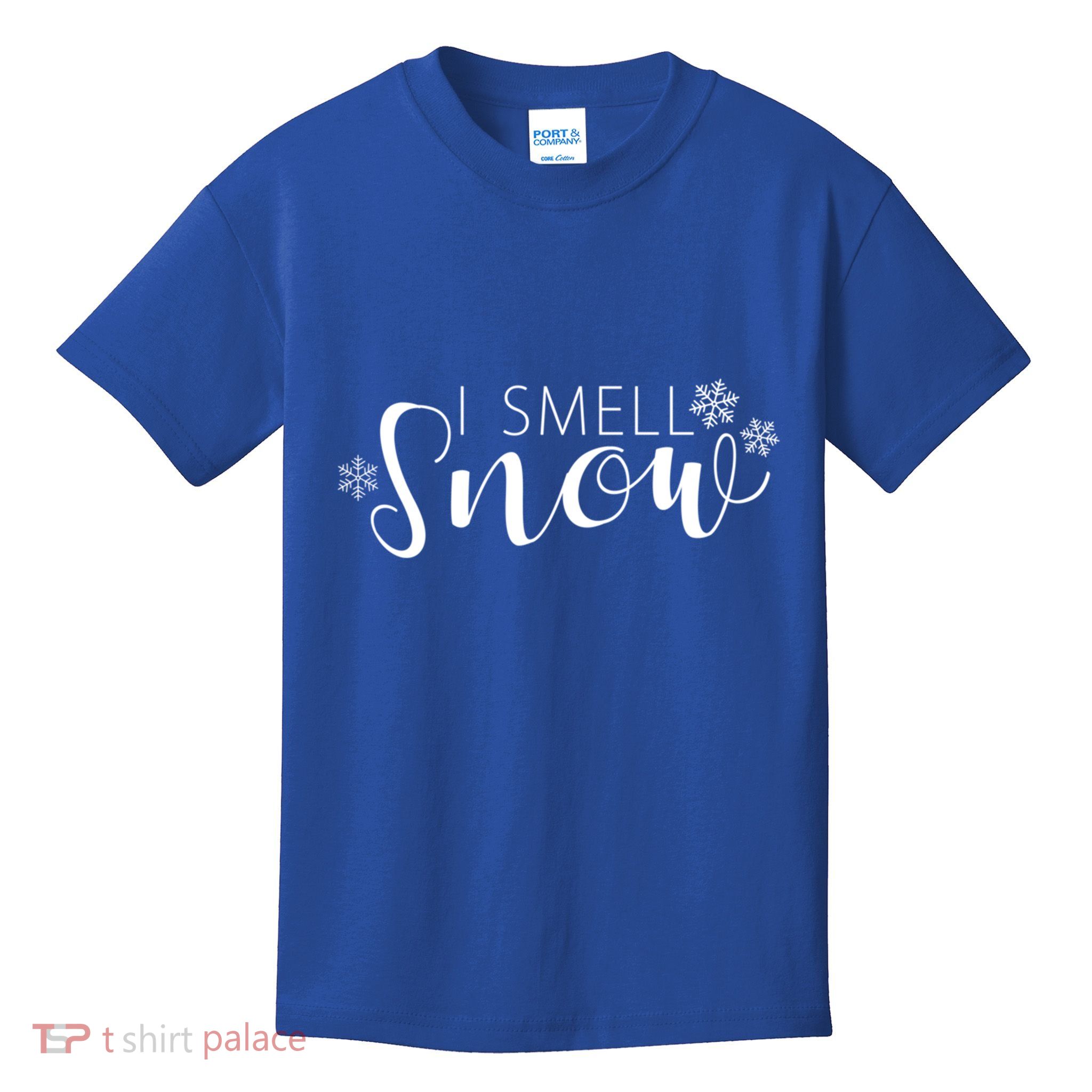 I Smell Snow Winter Clothes Gift Kids T-Shirt