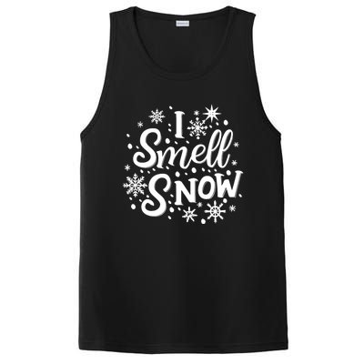 I Smell Snow Funny Christmas Time Winter Weather Snowflakes Great Gift PosiCharge Competitor Tank