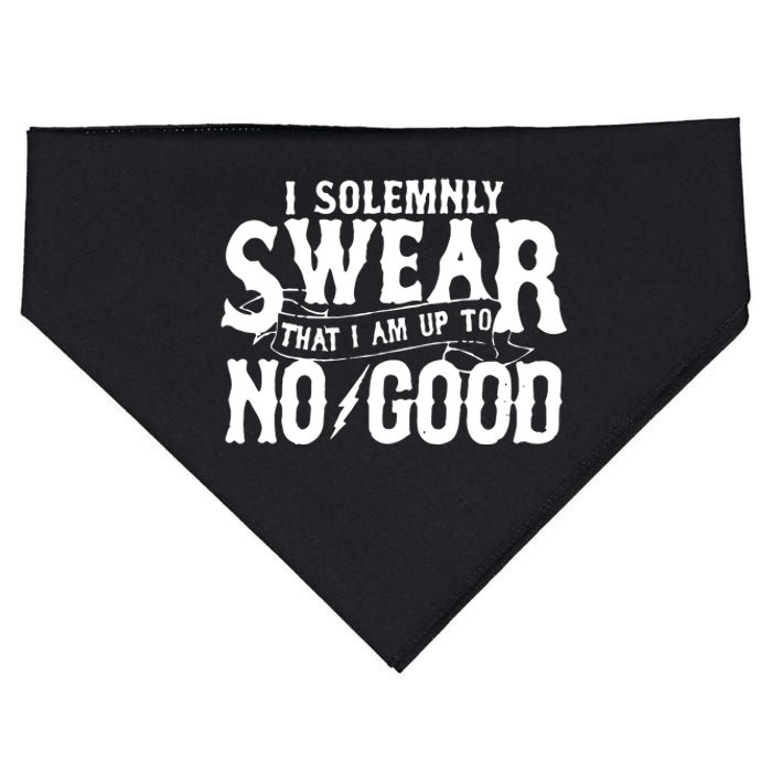 I Solemnly Swear That I Am To No Good USA-Made Doggie Bandana