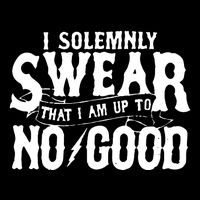 I Solemnly Swear That I Am To No Good Drawstring Bag