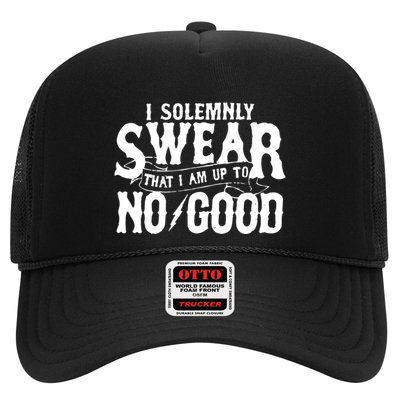 I Solemnly Swear That I Am To No Good Trucker Hat
