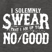I Solemnly Swear That I Am To No Good Vector Backpack