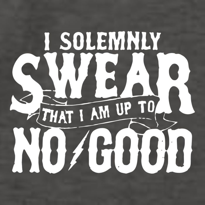 I Solemnly Swear That I Am To No Good Vector Backpack