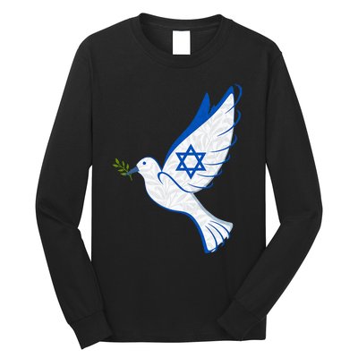 Israel Strong Support Stand Strong Peace Love Jewish Long Sleeve Shirt