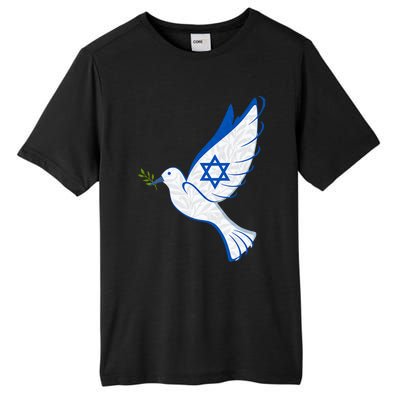 Israel Strong Support Stand Strong Peace Love Jewish Tall Fusion ChromaSoft Performance T-Shirt