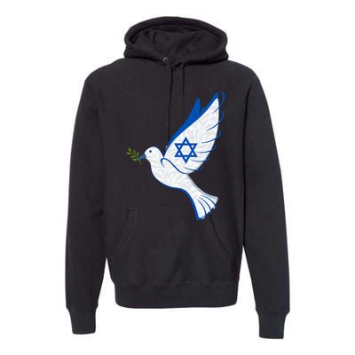 Israel Strong Support Stand Strong Peace Love Jewish Premium Hoodie