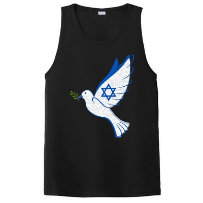 Israel Strong Support Stand Strong Peace Love Jewish PosiCharge Competitor Tank