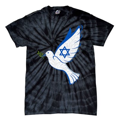 Israel Strong Support Stand Strong Peace Love Jewish Tie-Dye T-Shirt