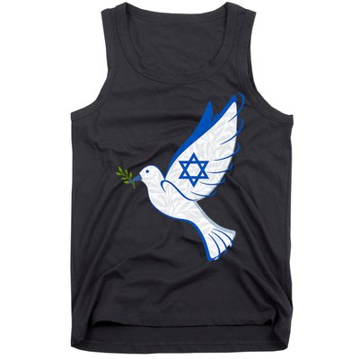 Israel Strong Support Stand Strong Peace Love Jewish Tank Top