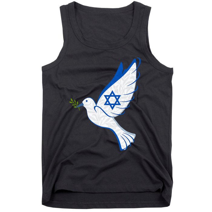 Israel Strong Support Stand Strong Peace Love Jewish Tank Top