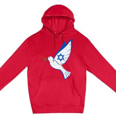 Israel Strong Support Stand Strong Peace Love Jewish Premium Pullover Hoodie