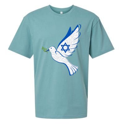 Israel Strong Support Stand Strong Peace Love Jewish Sueded Cloud Jersey T-Shirt