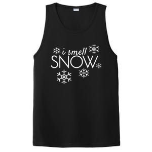 I Smell Snow Gift Funny Holiday Funny Gift Under 20 Snowflakes Gift PosiCharge Competitor Tank