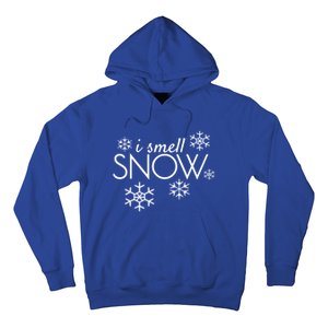 I Smell Snow Gift Funny Holiday Funny Gift Under 20 Snowflakes Gift Hoodie