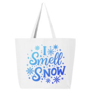 I Smell Snow Funny Christmas Time Winter Weather Snowflakes Great Gift 25L Jumbo Tote