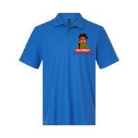 I'm Street So Look Both Ways Before You Cross Me Black Sista Gift Softstyle Adult Sport Polo