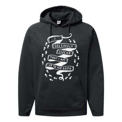 I Solemnly Swear That I Am Up To No Good Performance Fleece Hoodie