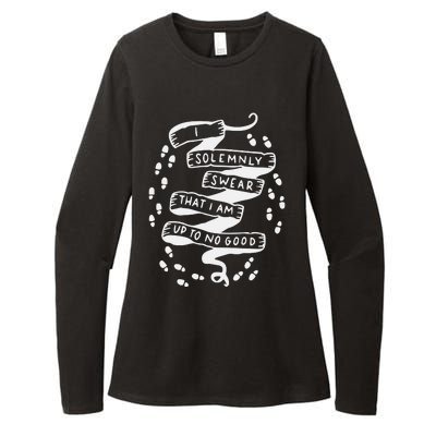 I Solemnly Swear That I Am Up To No Good Womens CVC Long Sleeve Shirt