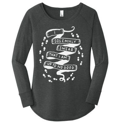 I Solemnly Swear That I Am Up To No Good Women's Perfect Tri Tunic Long Sleeve Shirt