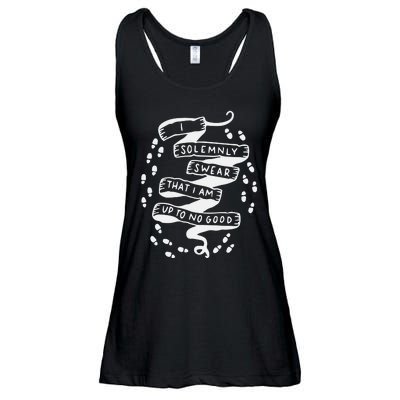 I Solemnly Swear That I Am Up To No Good Ladies Essential Flowy Tank