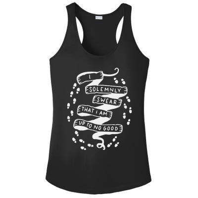 I Solemnly Swear That I Am Up To No Good Ladies PosiCharge Competitor Racerback Tank