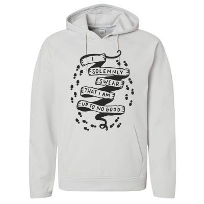 I Solemnly Swear That I Am Up To No Good Performance Fleece Hoodie