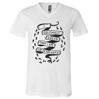 I Solemnly Swear That I Am Up To No Good V-Neck T-Shirt