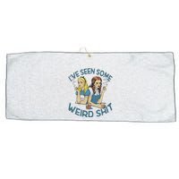 IVe Seen Some Weird Shit Large Microfiber Waffle Golf Towel