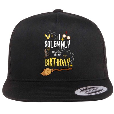 I Solemnly Swear That It's My Birthday Flatbill Hat