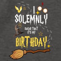 I Solemnly Swear That It's My Birthday Vector Backpack