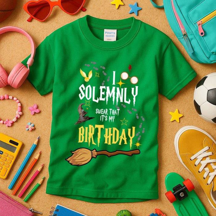 I Solemnly Swear That It's My Birthday Kids T-Shirt