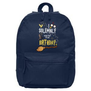 I Solemnly Swear That It's My Birthday 16 in Basic Backpack