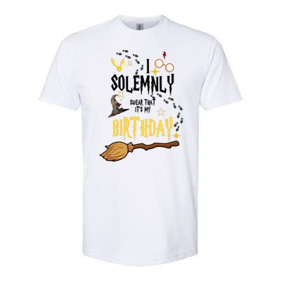 I Solemnly Swear That It's My Birthday Softstyle® CVC T-Shirt