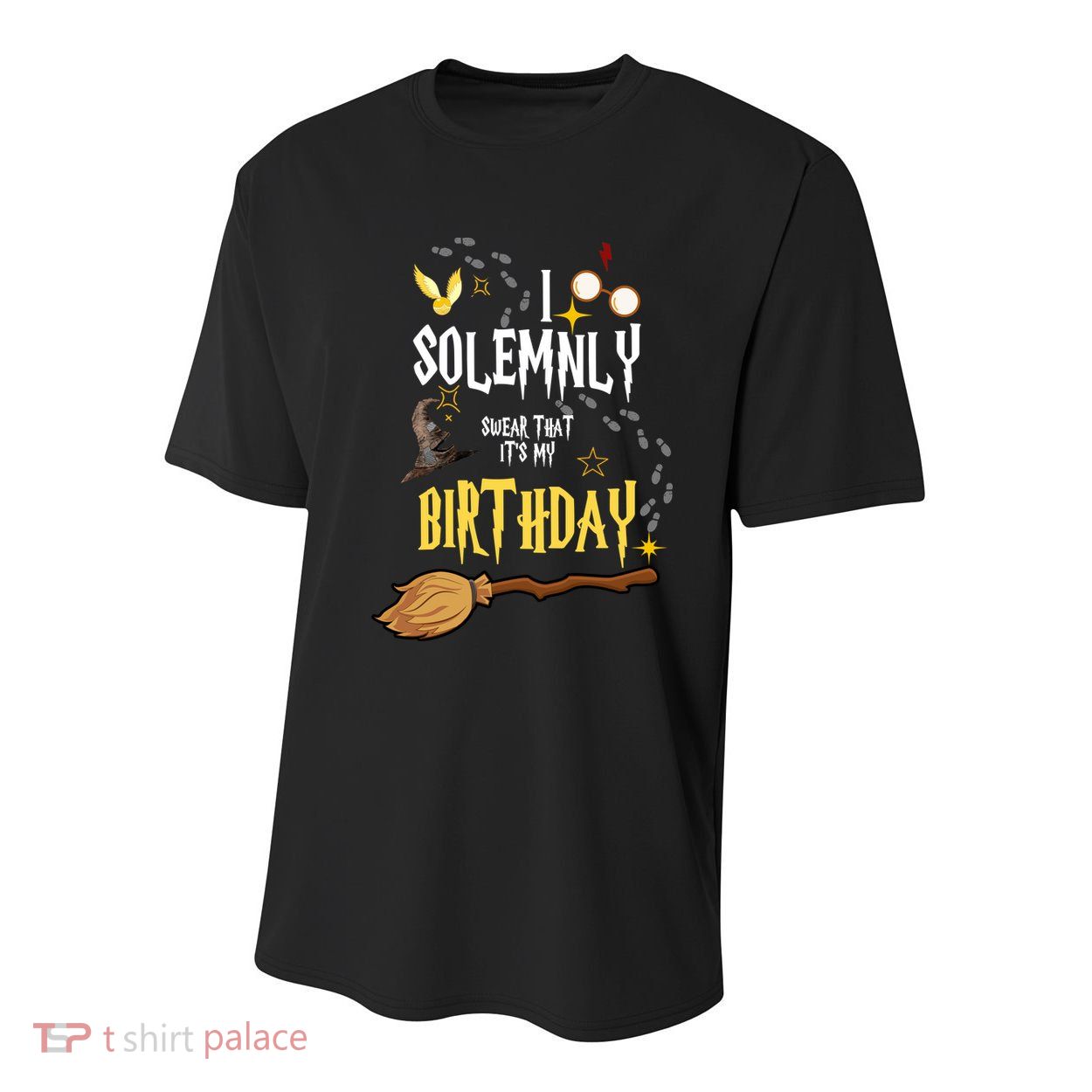 I Solemnly Swear That It's My Birthday Funny Youth Performance Sprint T-Shirt