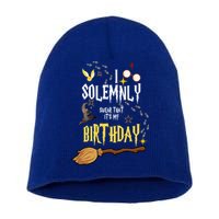 I Solemnly Swear That It's My Birthday Funny Short Acrylic Beanie