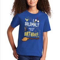 I Solemnly Swear That It's My Birthday Funny Kids T-Shirt