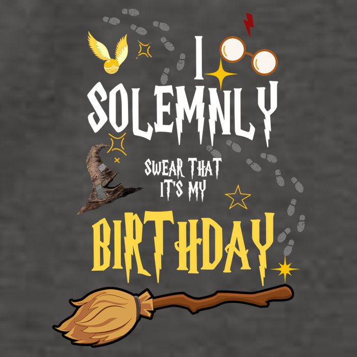 I Solemnly Swear That It's My Birthday Funny Vector Backpack