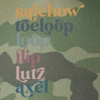 Ice Skating Salchow Toeloop Flip Lutz Axel Figure Skaters Legacy Tie Dye Trucker Hat
