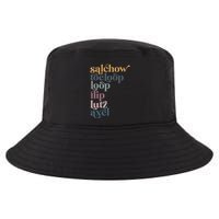 Ice Skating Salchow Toeloop Flip Lutz Axel Figure Skaters Cool Comfort Performance Bucket Hat